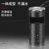 Hotel lobby trash can stainless steel commercial corridor lobby seat vertical cigarette butt column elevator entrance shopping mall smoke extinguisher barrel