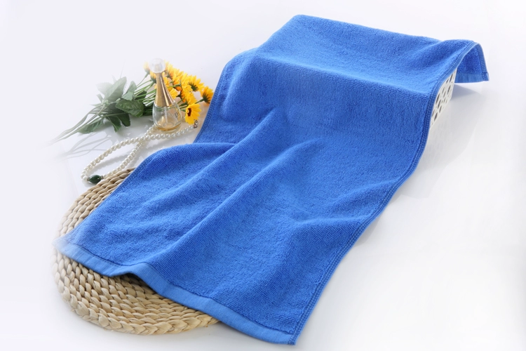 Bông màu nâu hải quân màu xanh da cam khăn vuông khăn tắm khăn tắm trị liệu lửa khăn dày bán buôn - Khăn tắm / áo choàng tắm