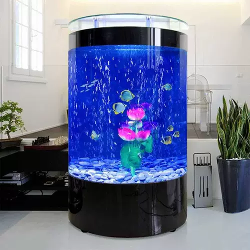 Прозрачная стеклянная наклейка, водонепроницаемый износостойкий двусторонний синий аквариум, увеличенная толщина