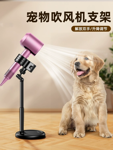 Стойка для волос домашних животных на земле, купающая электрическая воздушная барабана, выдувающие волосы с фиксированной стойкой ленивые дует собаки без рук