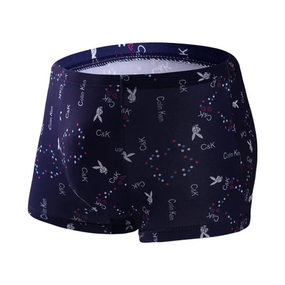 Мужские шелковые трусы, дышащие штаны для школьников