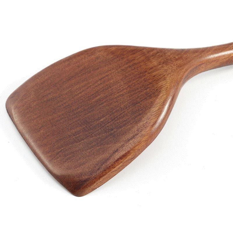 Spatula Spatula Paint-free long handle Bamboo frying spatula Rice spoon Non-stick pan Special bamboo clip set Stir-fry