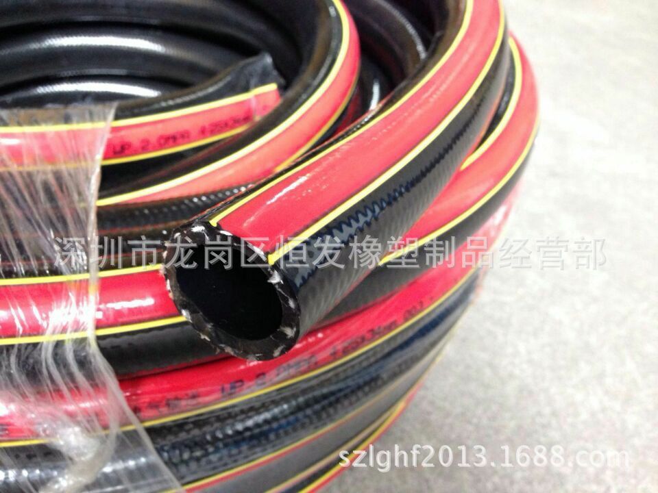 Direct selling Power as black PVC high-pressure pneumatic wrench pipe high-pressure air duct corrosion-resistant high-pressure pipe