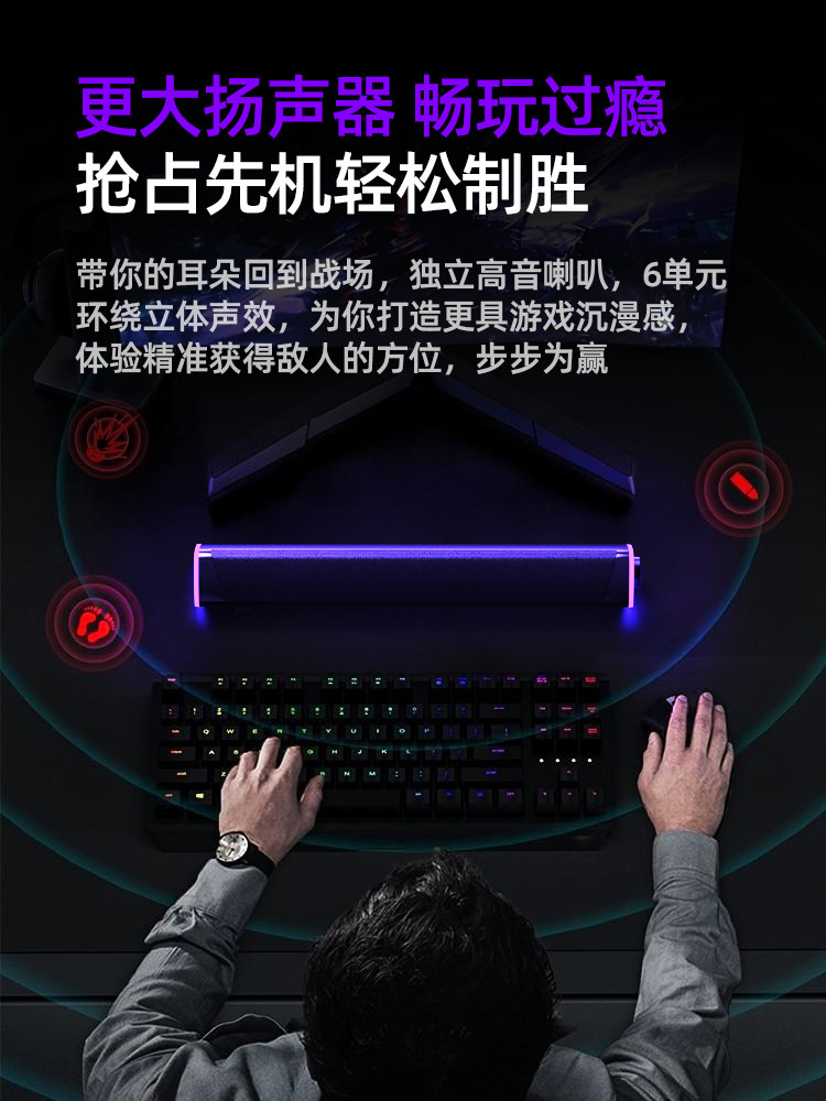 Computer Speakers Wireless Bluetooth Home Small External Speakers Desktop Wired New Subwoofer Speakers