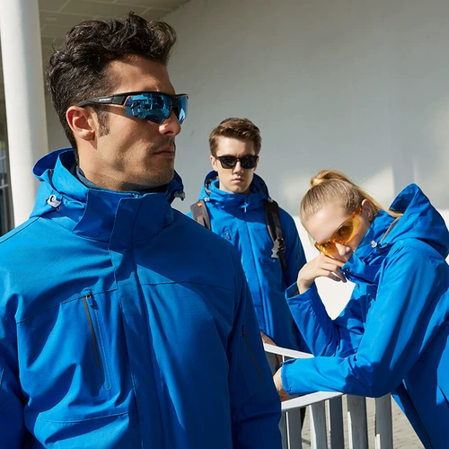 Осенняя ветрозащитная флисовая альпинистская куртка подходит для мужчин и женщин, увеличенная толщина