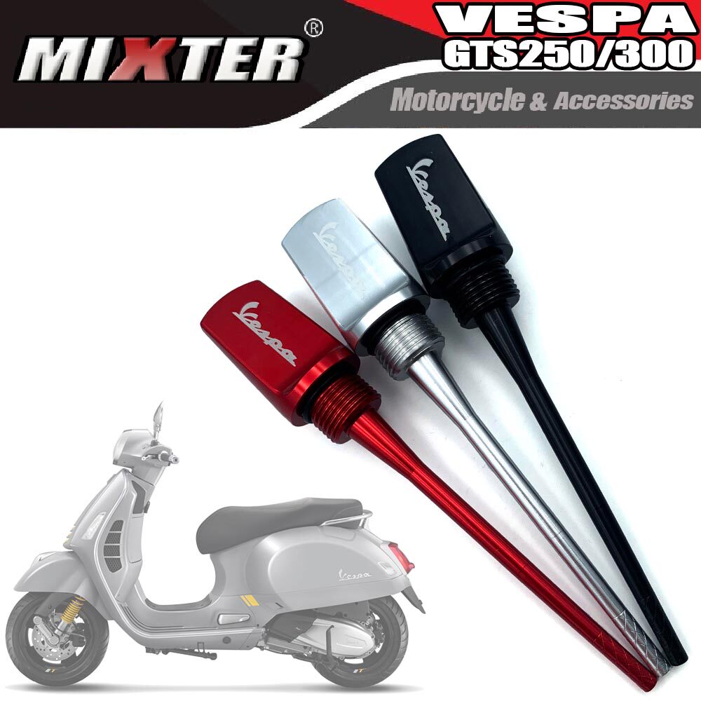 Suitable for VESPA GTS250 300 HPE 19-21 years Weishi brand modified oil dipstick screw oil cover