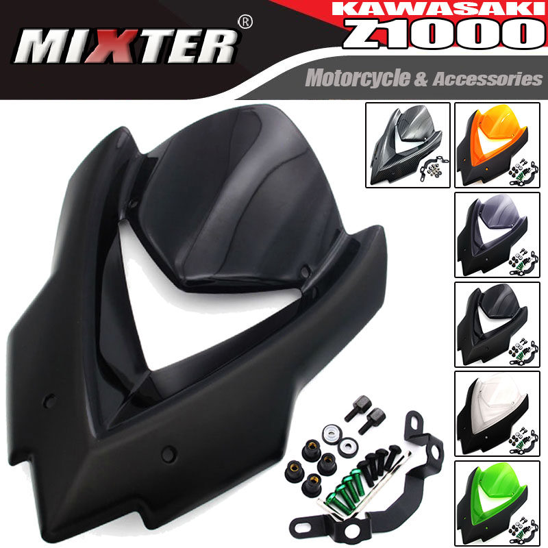 Suitable for Z1000 14-21 years Z-1000 N19 modified sports version front windshield windshield shroud
