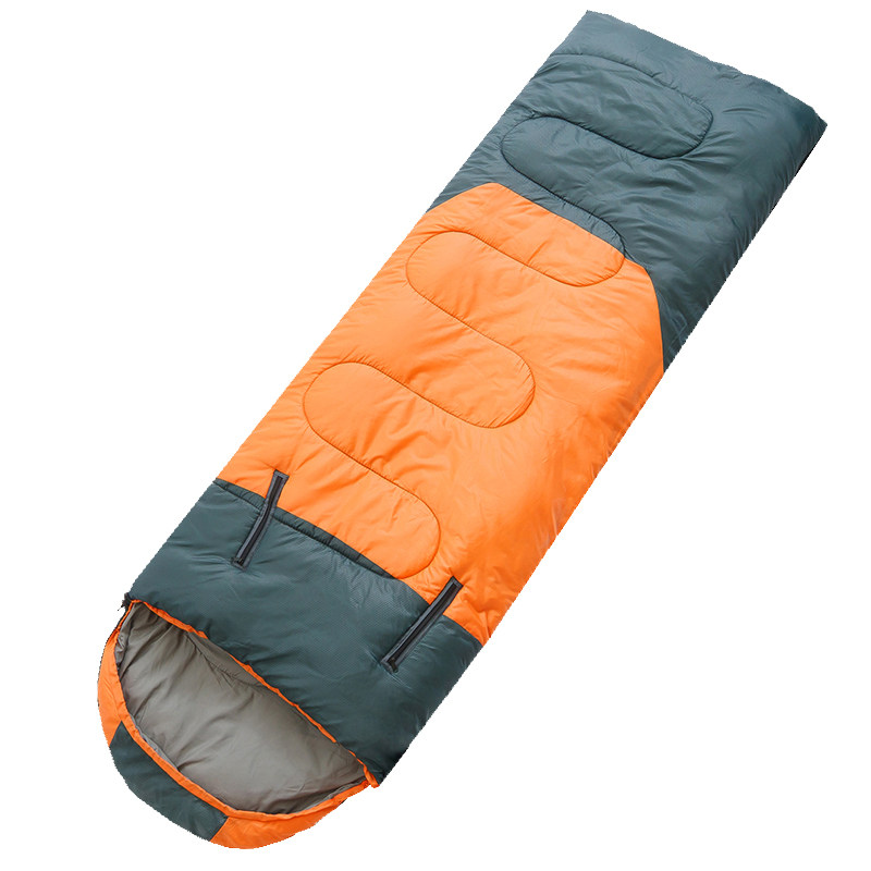 Winter cold sleeping bag adult outdoor camping thickens single adult indoor envelope double season cotton sleeping bag