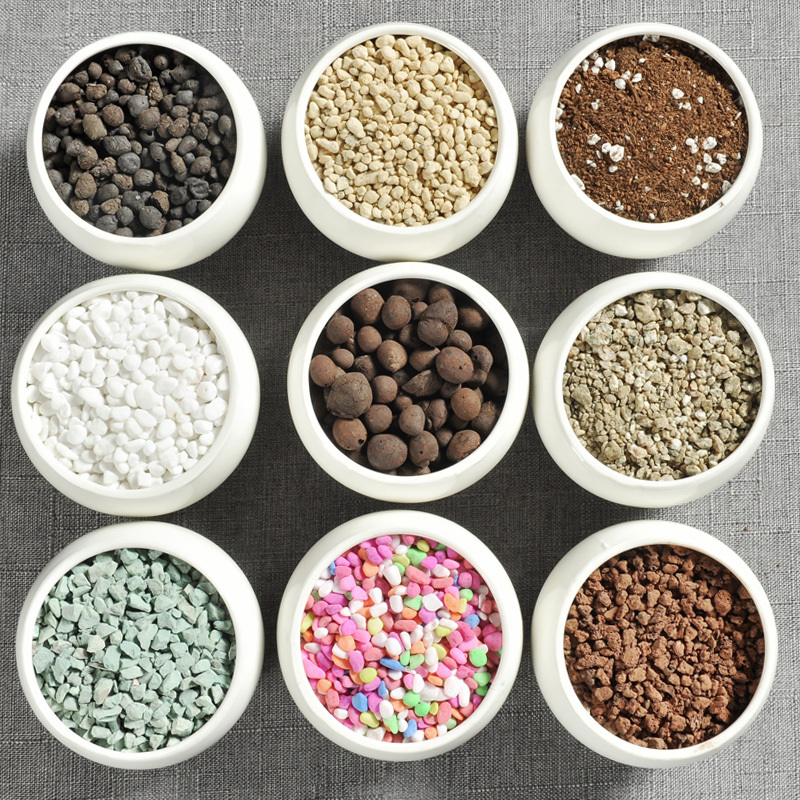 Organic nutritional soil peat flower soil watering can home gardening tools color stone, paving stone, ceramsite
