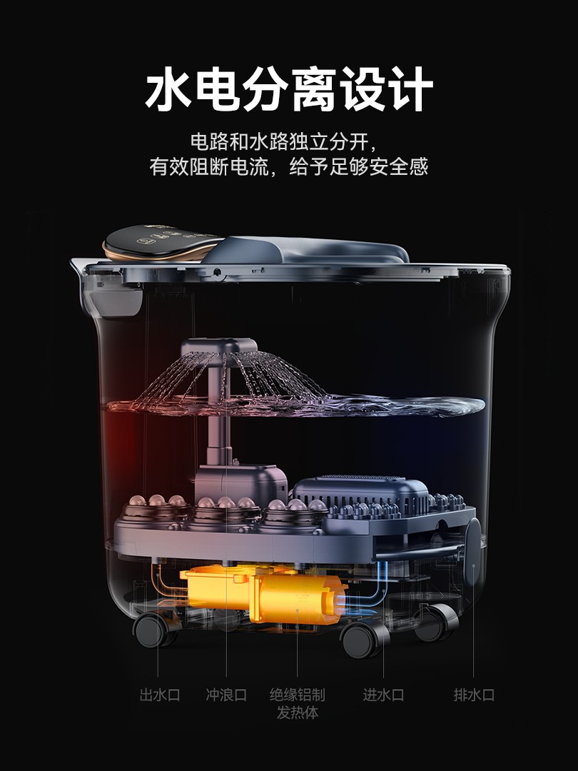 German Benbo Foot Bath Bucket with Heating, Constant Temperature, Massage, Household Fully Automatic Electric High-Depth Over-The-Knee Foot Bath Basin