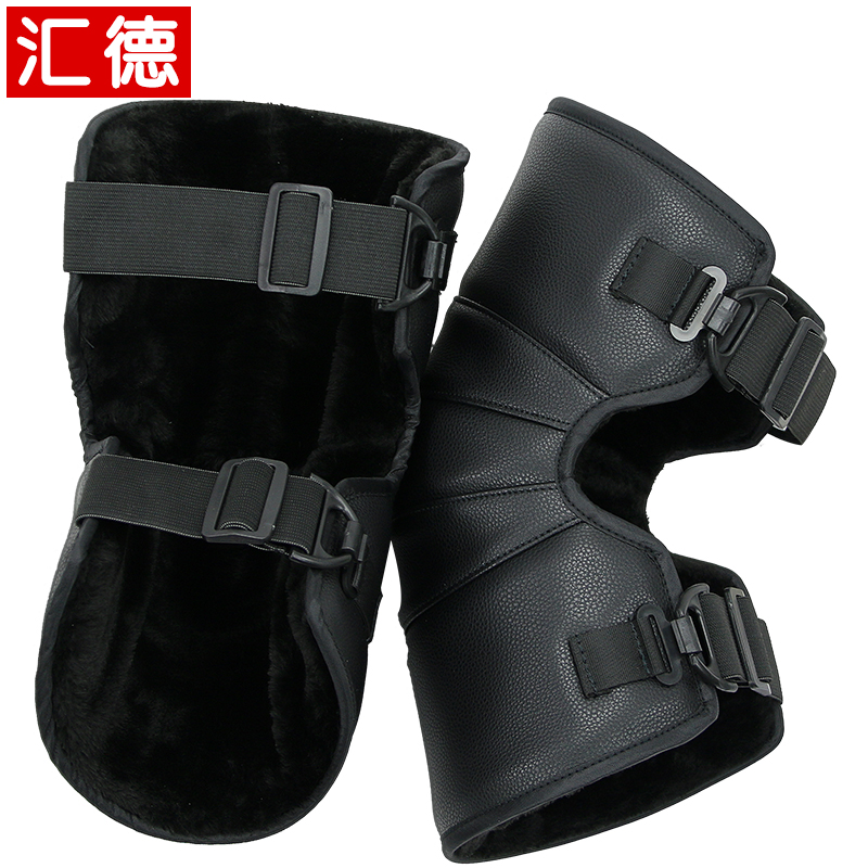 Huide electric car knee pads warm cycling summer motorcycle knee pads windproof and cold thickened winter short men and women