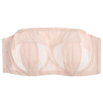 Strapless bra for big breasts summer thin non-slip anti-falling bunny ears tube top strapless bra for small breasts