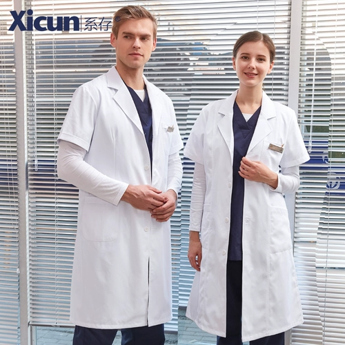 系存 Униформа врача, летний комбинезон, для салонов красоты, короткий рукав