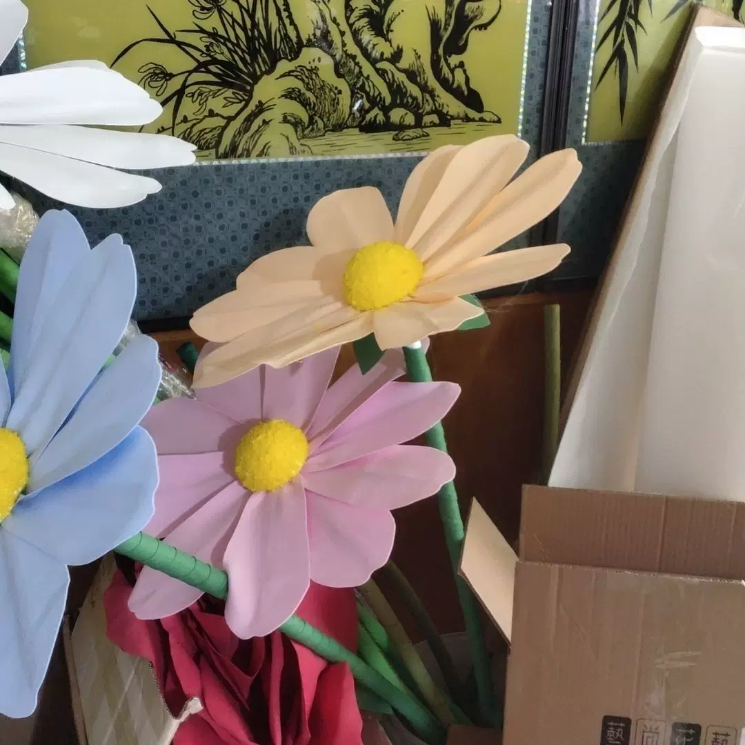 Дaisy decoration бумажная художественная цветочная реквизит оконная планировка красивая торговая площадь свадьба моделирование свадьбы EVA цветок моделирование цветка