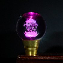 Eight auspicious electronic lights for Buddha lights color LED Buddha front plug-in long light storage eight auspicious ornaments for light lamp holder