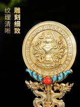 Huibao quasi-mirror pure copper tantric supplies for Buddha supplies