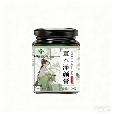 中国供销社草本净颜膏人参枸杞黄芪官方正品