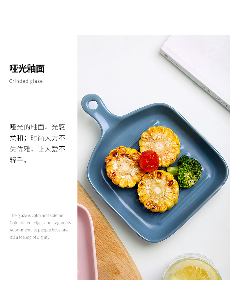 Carry handle cutlery tray web celebrity style ceramic home appliances microwave oven baking oven dedicated utensils, dishes