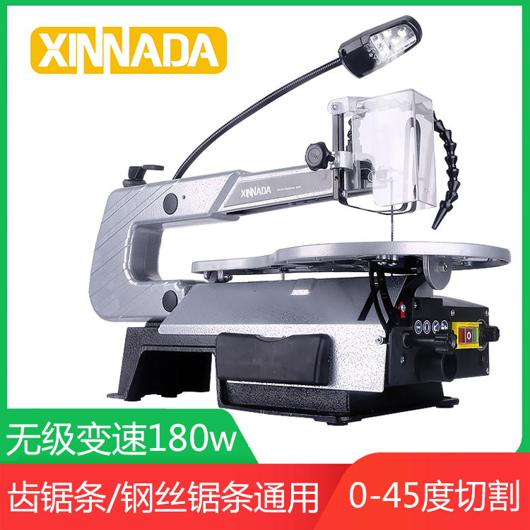 Jig saw Electric wire saw machine Desktop pull flower saw Wood board cutting machine Woodworking multi-functional small mini carving saw