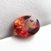 Màu cam Fanta Garnet Đá rời Spessartite Châu Phi hình bầu dục Vòng đá rời Mặt nhẫn với kim cương Kim cương rời - Nhẫn