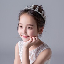 Crown Head Accessories Children Princess Girl Girl Han Edition Crown Crystal Hair Stirrup Kid Birthday Show Dance Flower Boy Hair Accessories