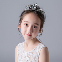 Crown Head Accessories Children Princess Girl Crown Prince Crown Crystal Hair Stirrup Sufia Children Elementary School Children Show Flower Children Hair Accessories