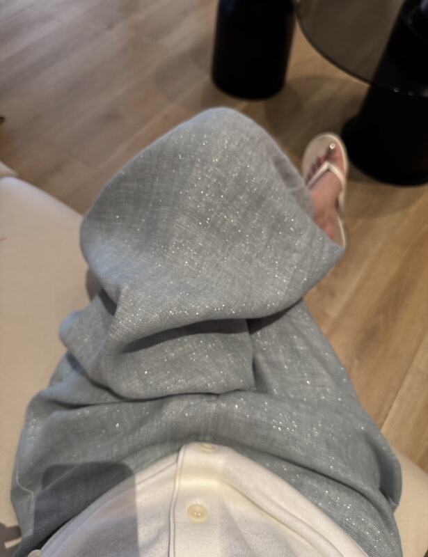 【Xu Daqing】"Sea Salt Soda" Linen Pants Summer Loose Old Money Style Wide-Leg Pants Sports Trousers