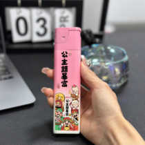 New Years Eve Princess Please Get Rich Creative Big Mac Lighter Open Flame Portable Gift Smoking Set for Your Boyfriend