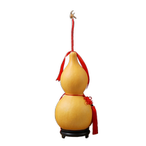 Natural gourd pendant opening door to door home living room hollow with seeds entrance large ornament safe bedroom small