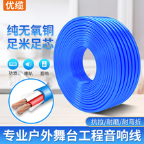 Excellent cable speaker speaker line Home theater surround HIFI audiophile line Quality broadcast speaker line Engineering audio line