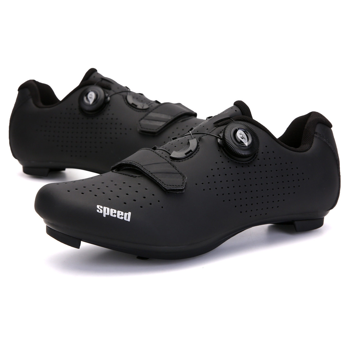 Flat pedal cycling shoes, mountain bike downhill, men's and women's lock-free spinning shoes, road bicycle flat shoes, sneakers