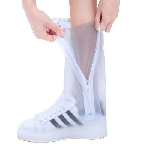 Водонепроницаемые нескользящие бахилы подходит для мужчин и женщин, носки, износостойкие высокие сапоги, обувь, увеличенная толщина