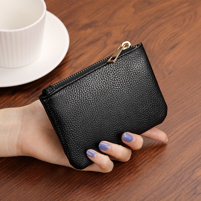 2025 New Simple, Lightweight, Portable Coin Purse Small Bag Short Zipper Small Wallet Card Holder Small Wallet