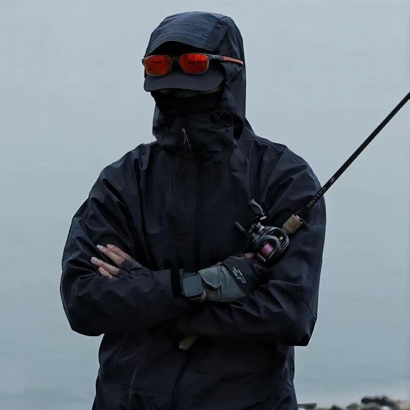 Ultra-Thin Special Raincoat and Rain Pants Set, Full-Body Storm-Proof, Outdoor Breathable, Lightweight Fishing Raincoat, Hiking and Mountaineering