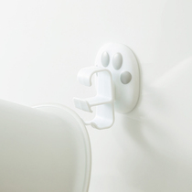 Punch-free washbasin storage adhesive hook rack toilet bathtub adhesive hook wall-mounted storage artifact hanging wall type