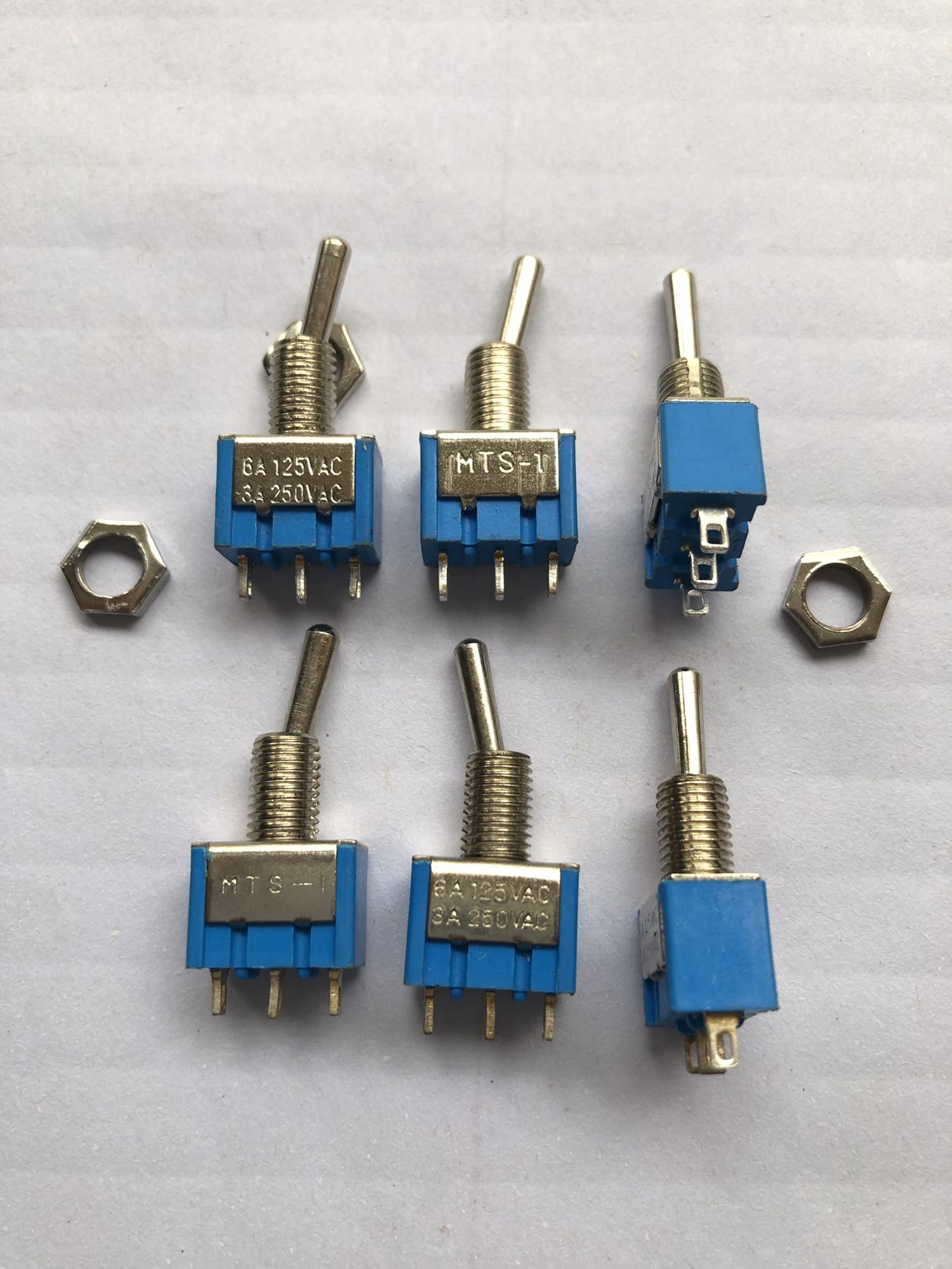 MTS-1 3 feet 2 gear 3 feet 3 gear rocker button switch 3A250VAC two models brand new