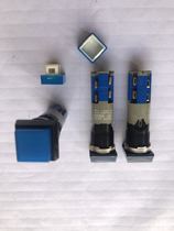 Swiss Swiss Made button self-lock switch with light square with lock 5A250V no-fit lamp brand new