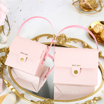 Morning Knighthood Pink Delight Candy Box Portable Wedding Creative Wedding Happy Sugar Box Ins Wind Sugar Box Cardboard Box Empty Gift Box