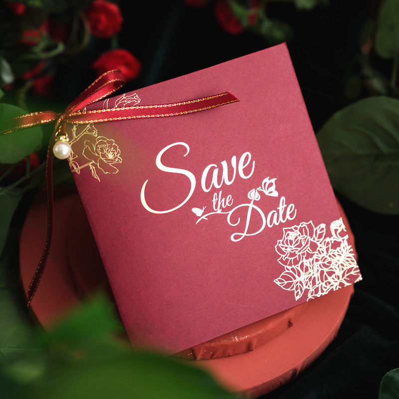 Morning Jue invitation card 2020 wedding European style invitation card wedding creative web celebrity wedding invitation printing custom handwritten