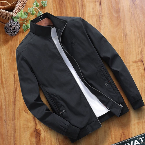 Мужская демисезонная хлопковая универсальная куртка для отдыха, коллекция 2021, для среднего возраста