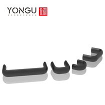 Aluminium alloy handle aluminium handle case handle accessories CNC machined 2U pull handle 3U handle 1U cabinet aluminium handle