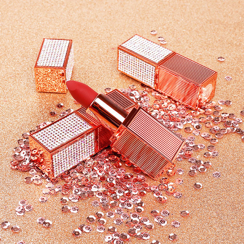 Lipstick moisturizing moisturizing does not fade milk tea matte rotten tomato orange orange red positive red rose red brick red white aunt