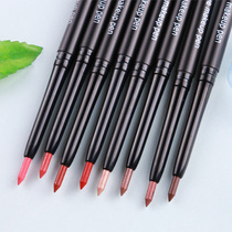 Multifunctional beauty pen automatic rotating double lip liner female waterproof hook line dual-purpose silkworm eyeliner eye shadow disk