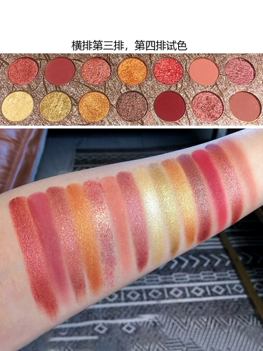 Многоцветные палетка теней, матовые водостойкие большие блестки для ногтей, портативный карандаш для глаз, не растекается