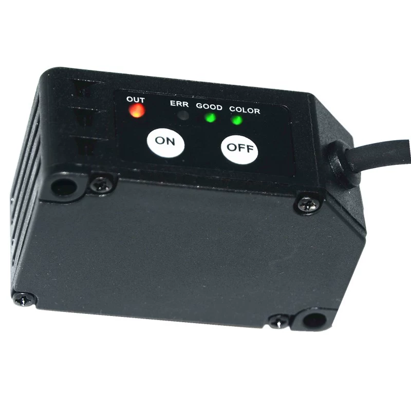 Nguồn sáng ba màu Cảm biến màu cảm biến chuyển đổi quang điện tiêu chuẩn màu sắc nhận dạng màu sắc máy đóng gói máy dán nhãn hiệu chỉnh độ lệch