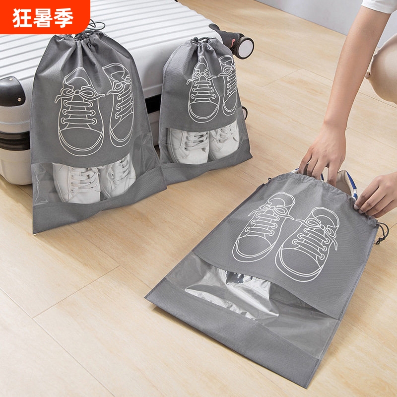 Shoe Storage Bags, Anti-Mold and Dust-Proof Bags, Transparent Travel Shoe Bags, Moisture-Proof Storage Bags for Slippers and Boots