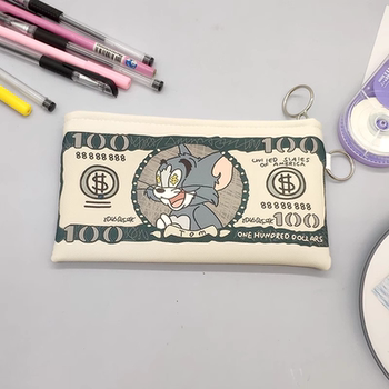 Jerry large-capacity wallet ins tom cat and mouse student high-value coin wallet multi-function storage bag