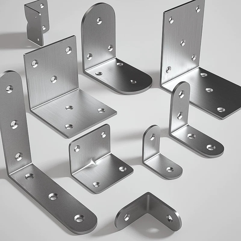 Stainless Steel Angle Bracket 90-Degree Right Angle Fastener L-Shaped Three-Way Connector Piece for Wood Board Chair Reinforcement Stainless Steel Angle Bracket 90-Degree Right Angle Fastener L-Shaped Three-Way Connector Piece for Wood Board Chair Reinforcement