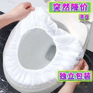 Disposable toilet seat cushion, hotel travel special cushion paper, summer toilet seat sticker, toilet smart waiting production