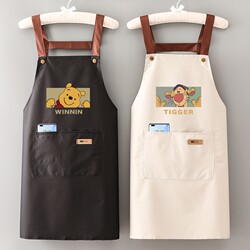 For Home Kitchen Apron Waterproof Oil-proof New arrival Women's Fashion Internet-famous Foreign Gas Waist Cooking and Catering Work Clothes for Adults
